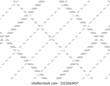 White tartan plaid pattern.Vector illustration.EPS-10. - Vector