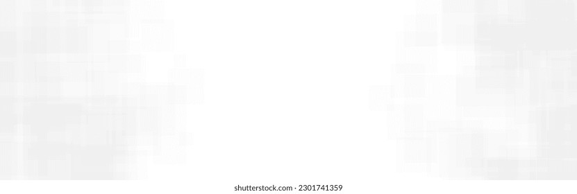 White technology background. Gray geometric texture. Abstract subtle backdrop. Clean landing page template. Minimal light texture. Futuristic concept. Vector illustration.