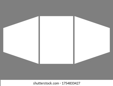 White template for text on a gray background. Poster. Advertising on the billboard. Place for text. Bulet Vector background image. Free place. Abstraction.