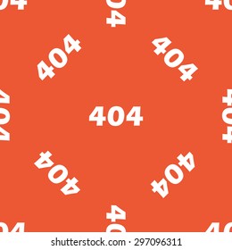White text 404, repeated on orange background