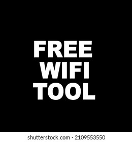  White Text Free Wifi Tools