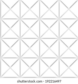 White Textur, Triangle and Tetragon Pattern