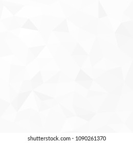 White texture. Abstract geometric background with triangles. Polygonal space. Low Poly. Trend.