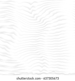 White texture. abstract pattern. wave wavy nature geometric modern.
on white background for interior wall 3d design. vector illustration