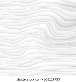 White texture. abstract pattern. wave wavy nature geometric modern.
on white background for interior wall 3d design. vector illustration