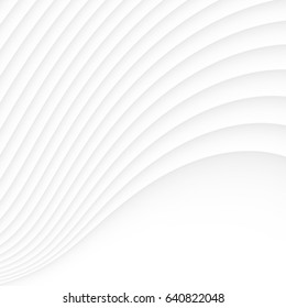 White texture. abstract pattern. wave wavy nature geometric modern.
on white background for interior wall 3d design. vector illustration