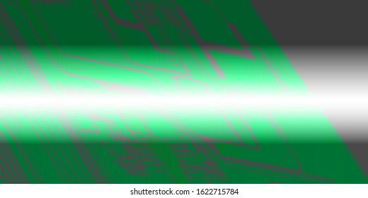 White texture background of printed circuit board. Computer technology background. Information tech. Space for text.  Green scale pcb background.