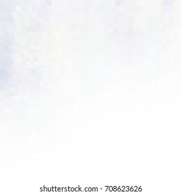 White texture. Geometric style with mesh of squares. Cell. 