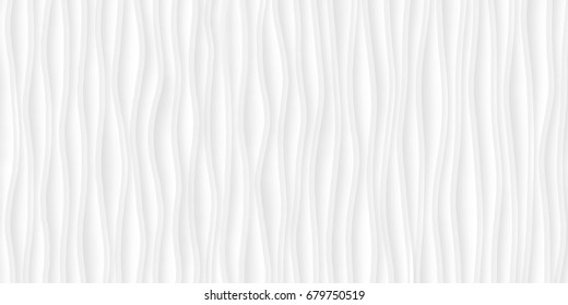 White texture. gray abstract pattern. wave wavy nature geometric modern.
on white background for interior wall 3d design. vector illustration