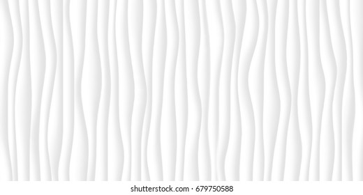 White texture. gray abstract pattern. wave wavy nature geometric modern.
on white background for interior wall 3d design. vector illustration