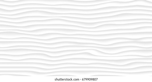 White texture. gray abstract pattern. wave wavy nature geometric modern.
on white background for interior wall 3d design. vector illustration