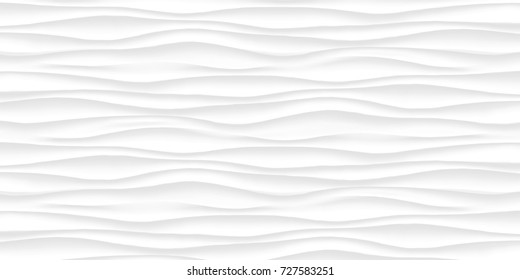 White texture Line surface. gray abstract pattern. wave wavy nature geometric modern. on white background on rectangle for interior wall 3d design. vector illustration