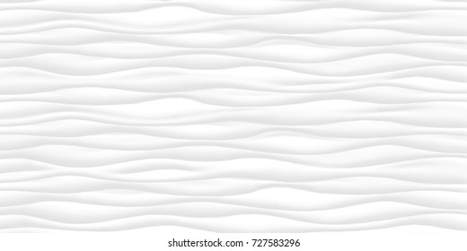 White texture Line surface. gray abstract pattern. wave wavy nature geometric modern. on white background on rectangle for interior wall 3d design. vector illustration