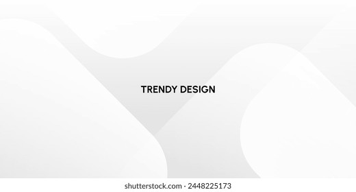 Fondo de forma de degradado decorativo geométrico de lujo de textura blanca