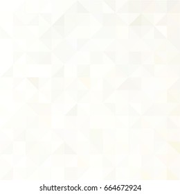 White texture with mesh of squares or triangles. Geometric mosaic style. Paper texture.