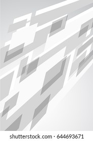 White texture modern background with abstract lines and  shapes