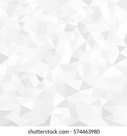 White texture. Paper texture. Abstract geometric background. Polygonal space.