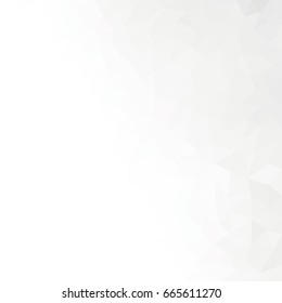 White texture. Paper texture. Abstract geometric background. Polygonal space. Gray and white shades.