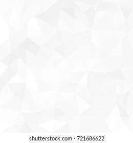 White texture. Paper texture. Abstract geometric background. Polygonal space. Mesh or grid of triangles.