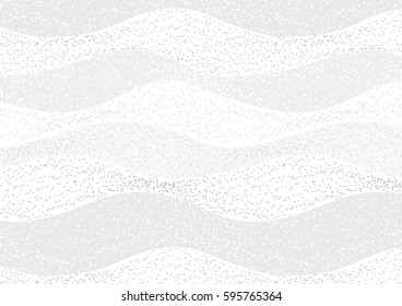 White texture pattern. Create wave by using dot. Geometric abstract background. Swatches included in file.