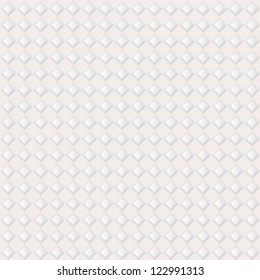 White texture, seamless abstract square tile pattern.