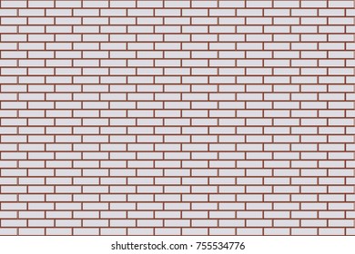 White texture, seamless brick wall