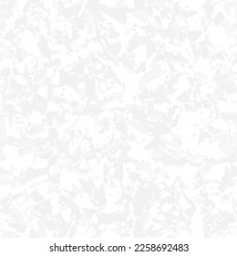 White texture seamless vector pattern. Distressed granite concrete texture. Stone wall background.