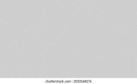 Patrón rayado de textura diagonal delgada de líneas oblicuas blancas sin soldadura con ilustración vectorial de fondo gris