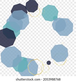 Vector transparente de fondo de mosaico blanco. Fondo Genético Geométrico. Plantilla de biología. Polígono Turquesa Médico. Ilustración de Honeycomb.