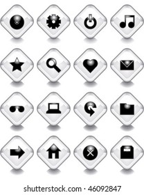 White Tile Icons