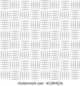 White tile texture. Seamless vector background.