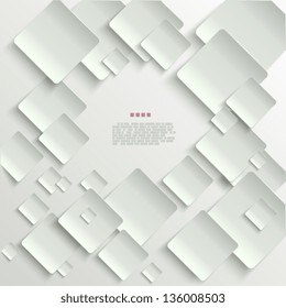 White tiles abstract vector background eps10 vector illustration