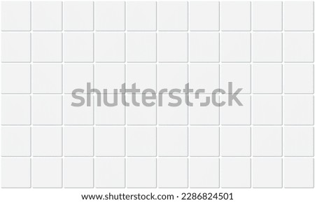 white tiles on wall, vector illustration 商業照片 © 