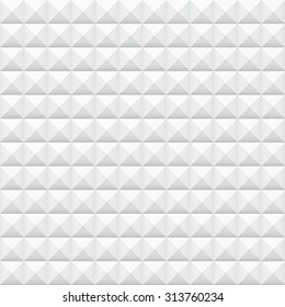 White tiles, squares, vector illustration, seamless pattern