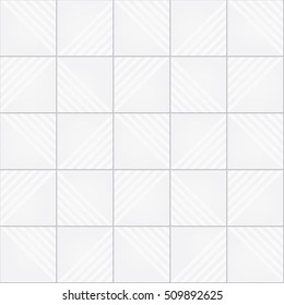 White tiles textures background