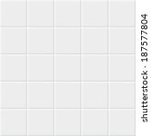 White tiles vector texture.