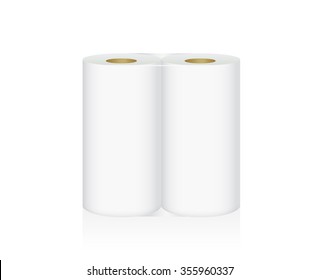 White Tissue Paper includes 2 roll in pack blank label and no text for mock up packaging