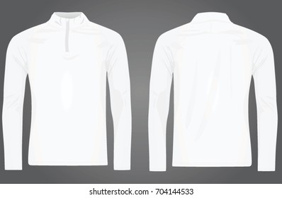 White top blazer. vector illustration 