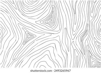 Patrón de mapa topográfico blanco, fondo de Vector de patrón abstracto