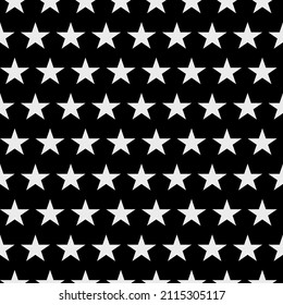 White transparent stars on black background.