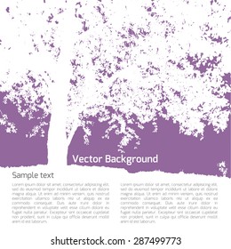 White tree silhouette design over pink background, vector illustration.