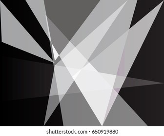 White triangle background