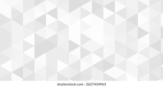 White triangle geometric pattern background, Geometric background made of triangles, Abstract geometric background. 3d vector illustration. White triangle or pyramid shape.