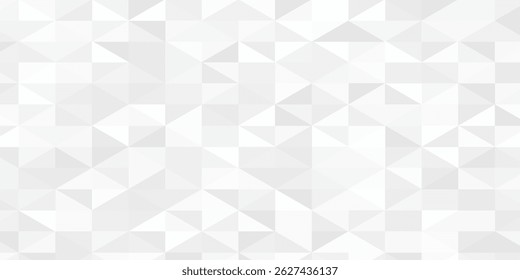 White triangle geometric pattern background, Geometric background made of triangles, Abstract geometric background. 3d vector illustration. White triangle or pyramid shape.