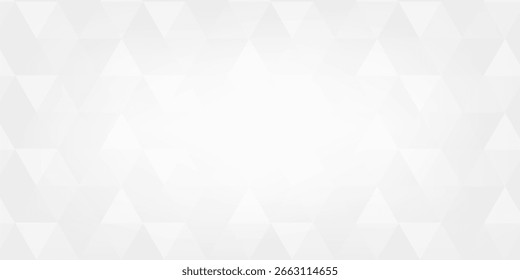 White triangle geometric pattern background, Geometric background made of triangles, Abstract geometric background. Vector 3d illustration. Triangle or pyramid white shapes.