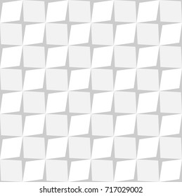 White triangle square and star geometric texture. Vector seamless background