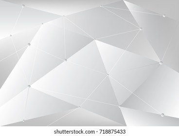 White triangles abstract background 