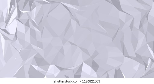 White triangles and squares alternate randomly on the surface. Vector background. Abstract mosaic.