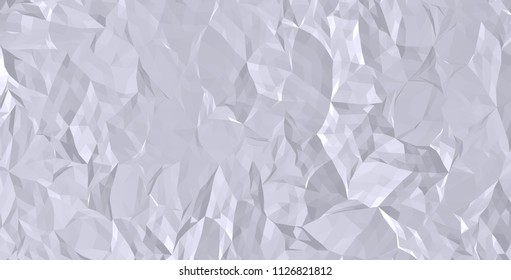 White triangles and squares alternate randomly on the surface. Vector background. Abstract mosaic.