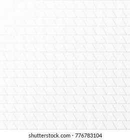 White triangular abstract background. Geometric pattern. Vector illustration